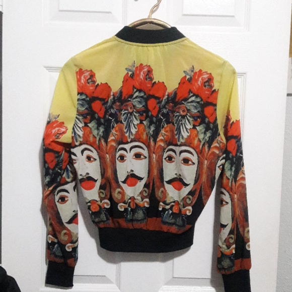 Colorful Art Faces Jacket - Picture 7 of 8